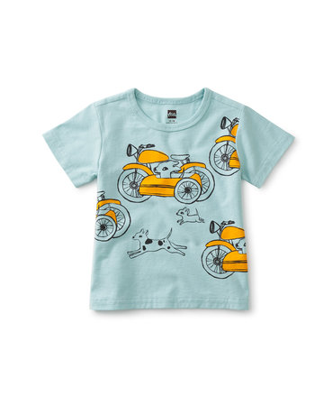 Tea Collection Chasing Motos Baby Graphic Tee