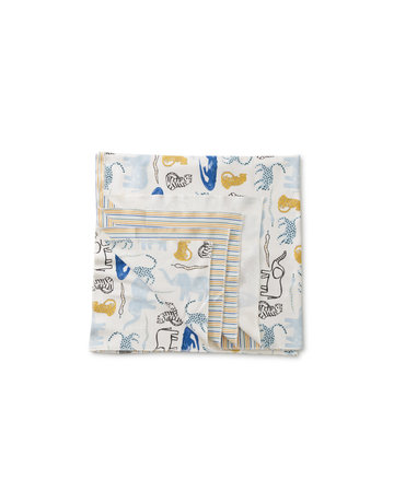 Tea Collection Printed Jungle Receiving Blanket Two Pack