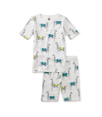 Tea Collection Lounging Llamas Pajama Set