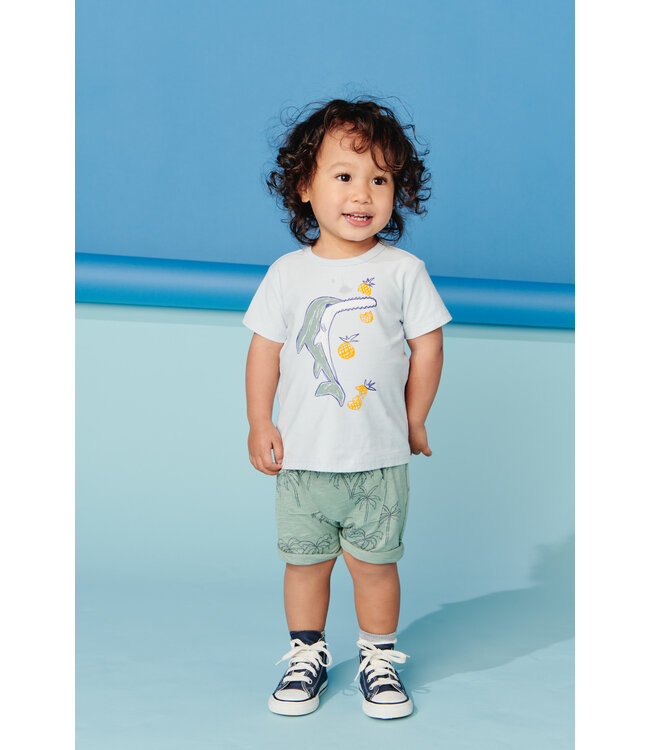 Tea Collection Sawtooth Dolphin Baby Tee