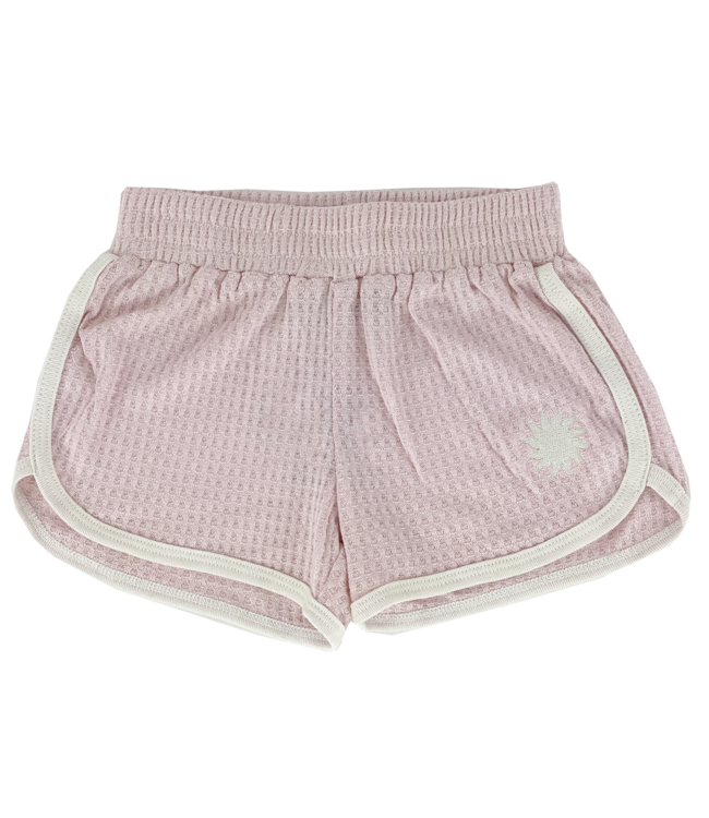 Tiny Whales Pink Surfer Dolphin Shorts
