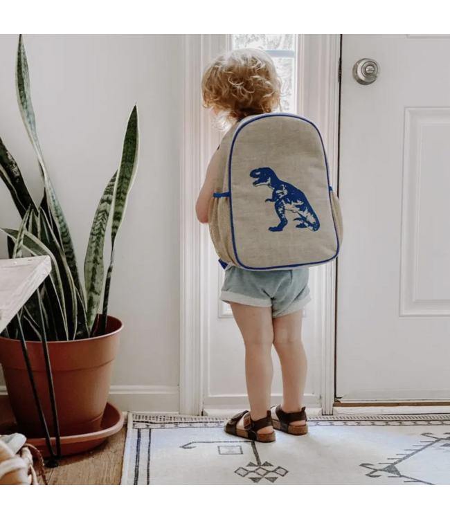 So Young Toddler Backpack - Blue Dino