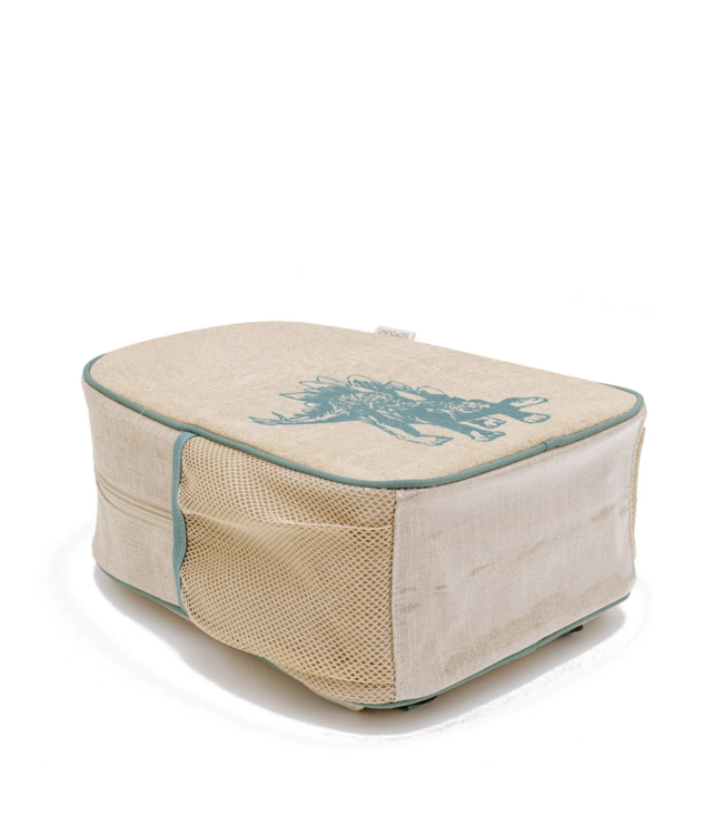 So Young Toddler Backpack - Green Stegosaurus