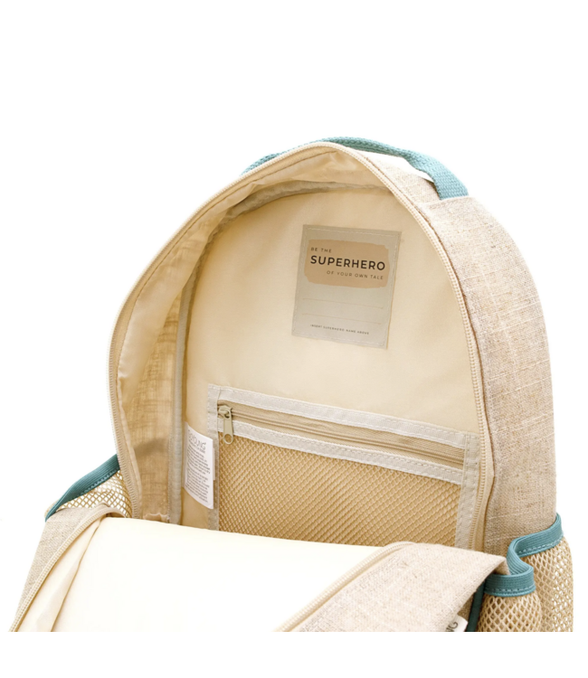 So Young Toddler Backpack - Green Stegosaurus