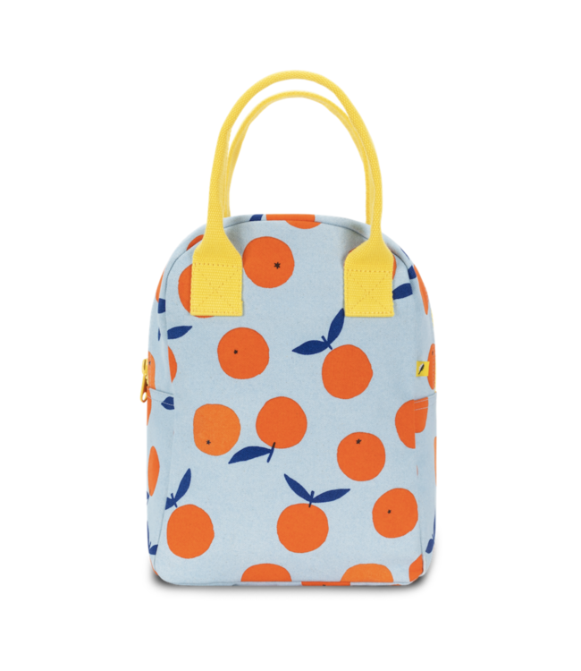 Fluf Zipper Lunch Bag - Oranges
