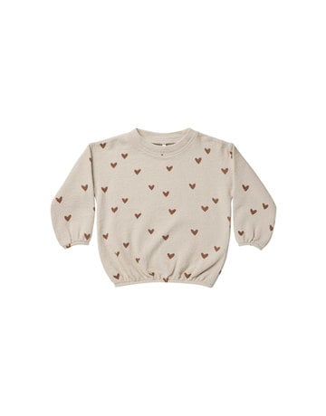 Rylee & Cru Slouchy Hearts Pullover