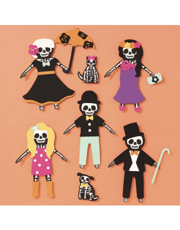 Paper Source Skeleton Paper Dolls Kit