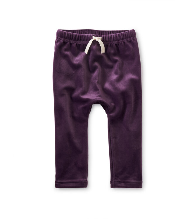 Tea Collection Purple Very Velour Baby Joggers