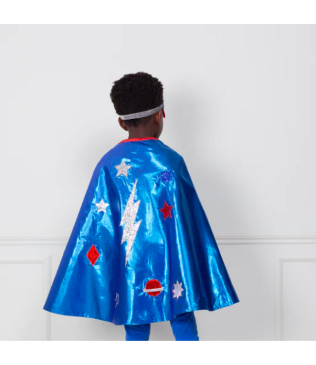 Meri Meri Blue Superhero Cape Dress Up