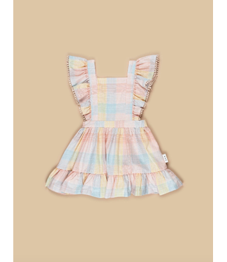 Huxbaby Rainbow Ruffle Pinafore