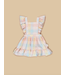 Huxbaby Rainbow Ruffle Pinafore