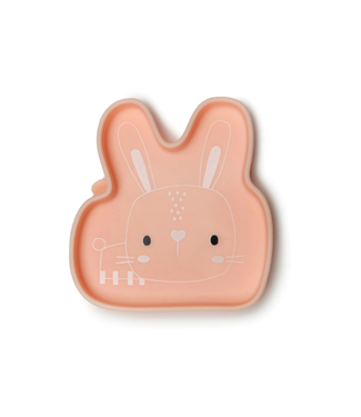 Loulou Lollipop Born to be Wild Silicone Snack Plate - Bunny