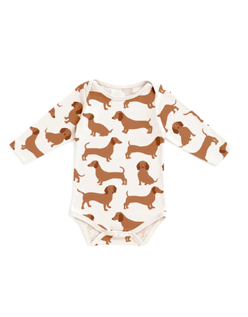 Winter Water Factory Dachshunds Snapsuit