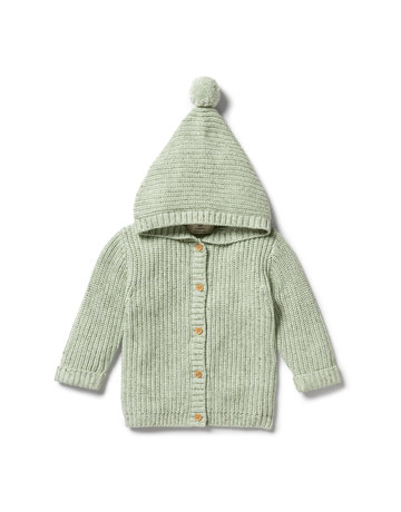 Wilson & Frenchy Knitted Jacket - Sage