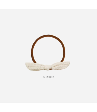 Rylee & Cru Ivory & Brown Little Knot Headband