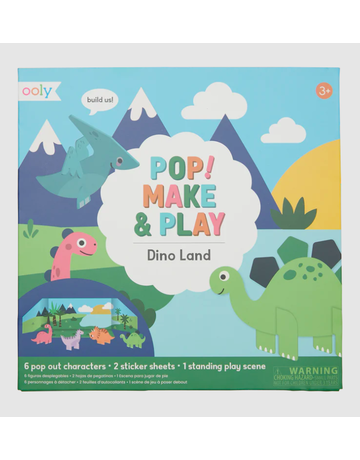 Ooly Pop! Make & Play - Dino Land