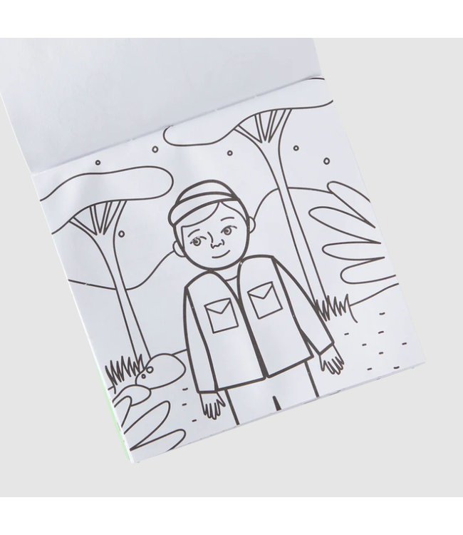 Ooly Carry Along Crayon & Coloring Book Kit - On Safari