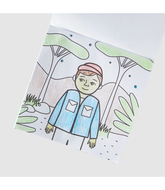 Ooly Carry Along Crayon & Coloring Book Kit - On Safari