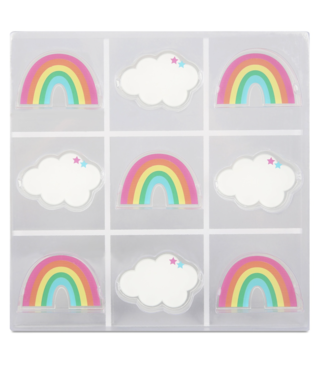 iScream Rainbow Lucite Tic Tac Toe