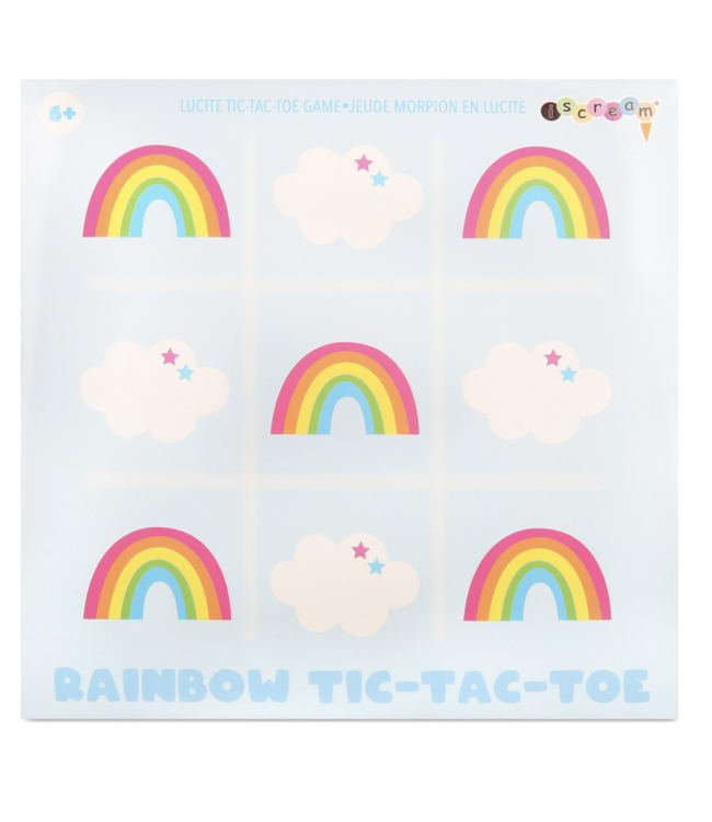 iScream Rainbow Lucite Tic Tac Toe