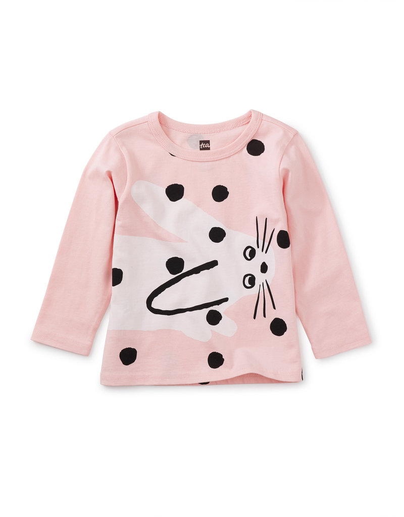 Polka Dot Bunny Baby Tee