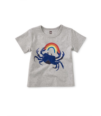 Tea Collection Rainbow Crab Baby Graphic Tee