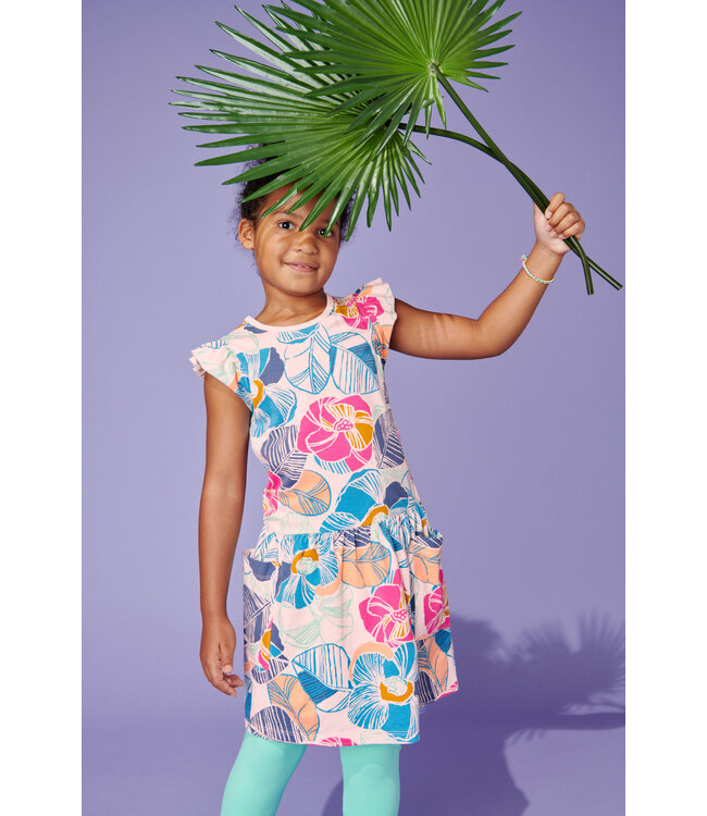 Tea Collection Okinawa Flutter Sleeve Dress