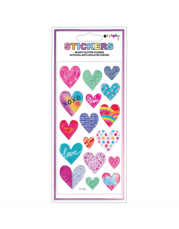 iScream Hearts Glitter Stickers