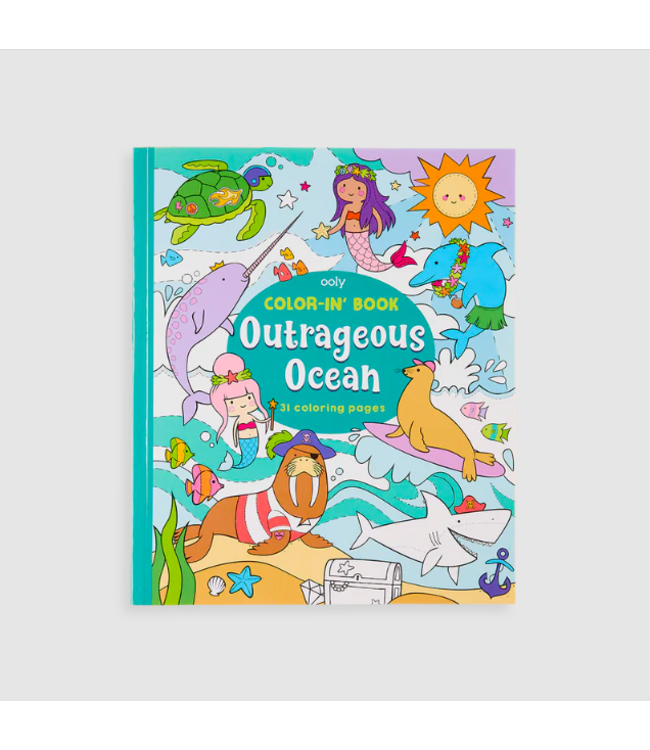 Ooly Color-In' Book - Outrageous Ocean
