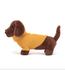 Jellycat Sweater Sausage Dog - Yellow