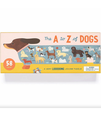 Chronicle Books The A to Z of Dogs 58 Piece Puzzle