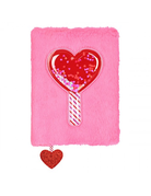 iScream Heart Lollipops Furry Journal