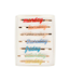 Meri Meri Enamel Week Day Hair Slides