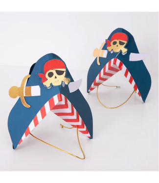 Meri Meri Blue Pirate Party Hats