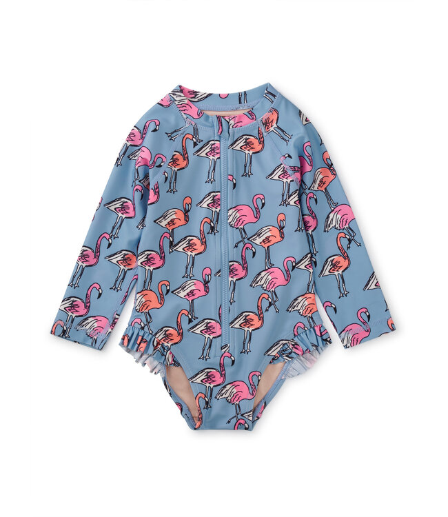 Tea Collection Fabulous Flamingos Baby Swimsuit