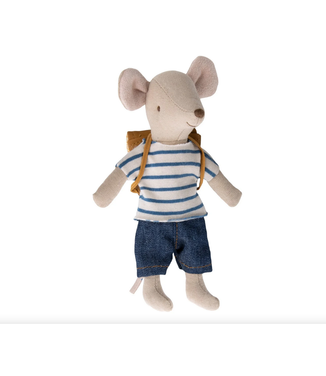 Maileg Tricycle Mouse - Big Brother w/Bag