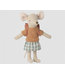 Maileg Tricycle Mouse - Big Sister w/Bag Old Rose