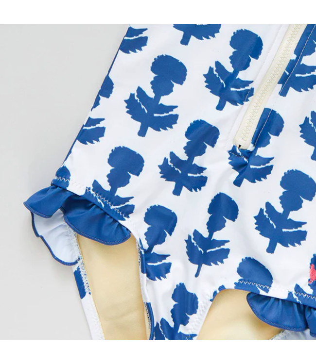 Pink Chicken Baby Arden Suit - Indigo Cornflower