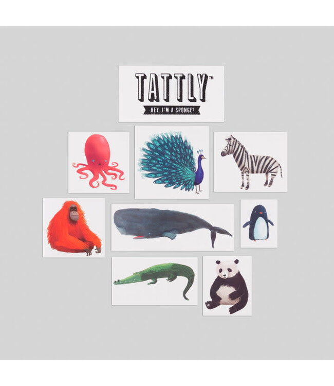 Tattly Wildlife Tattoo Set