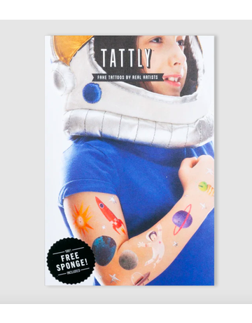 Tattly Space Explorer Tattoo Set