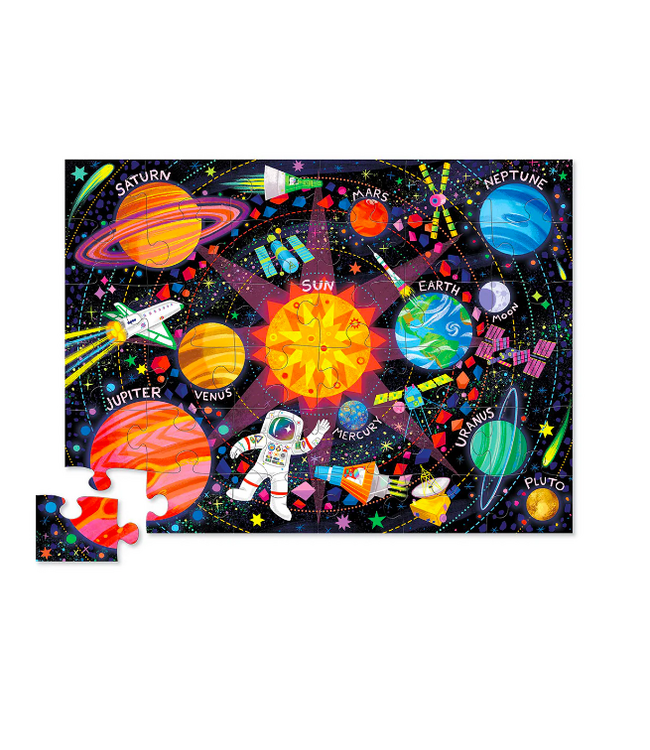 Crocodile Creek Puzzle 36 pc - Space Explorer Puzzle