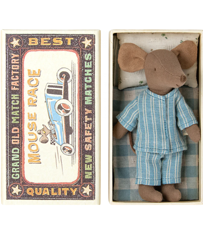 Maileg Big Brother Mouse in Matchbox