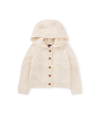 Tea Collection Creature Comfort Baby Cardigan - Birch