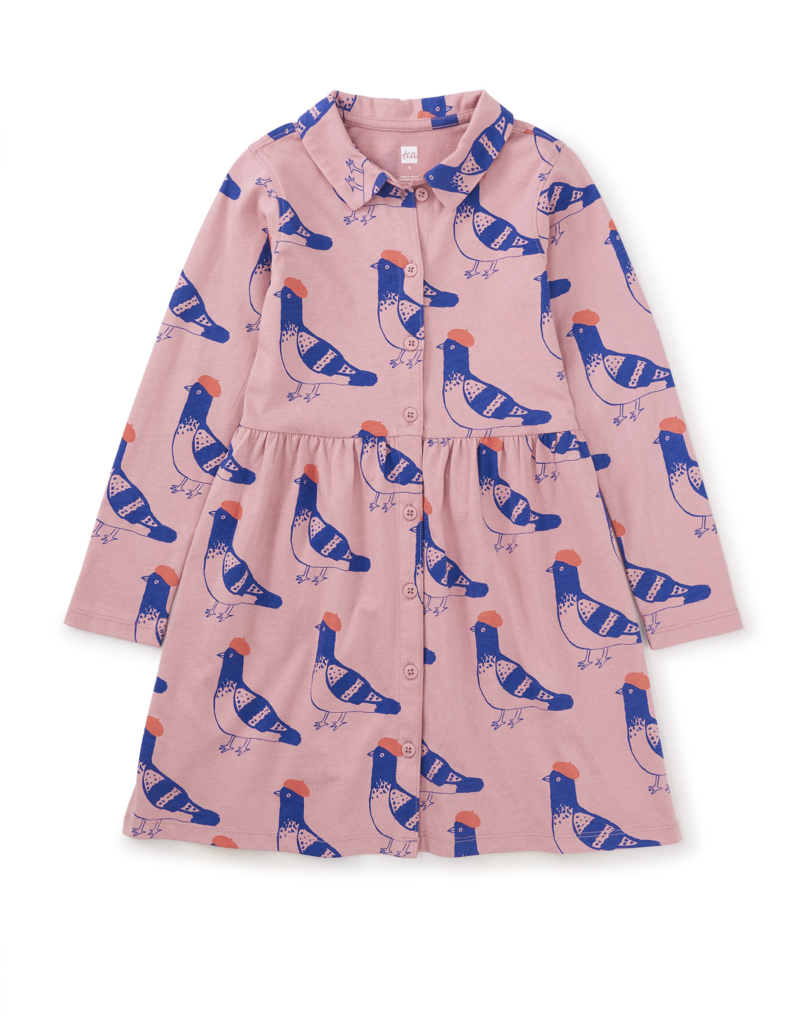 Tea Collection Collared Shirtdress - Fashion Pigeon