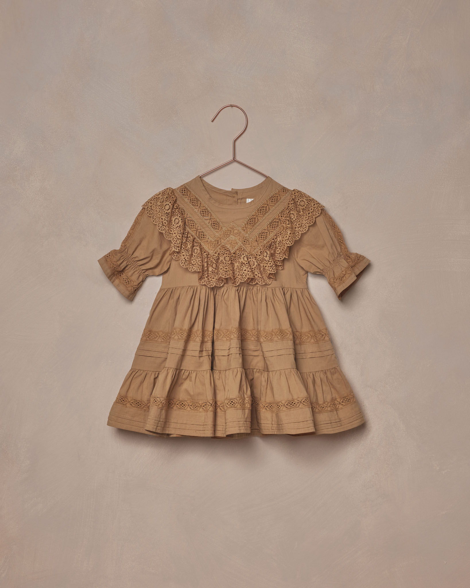 Genevieve Baby Dress - Golden - Fiddlesticks