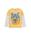 Tea Collection Wolf Face Layered Graphic Tee