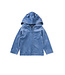 Tea Collection Bear Ears Velour Baby Hoodie - Coronet Blue