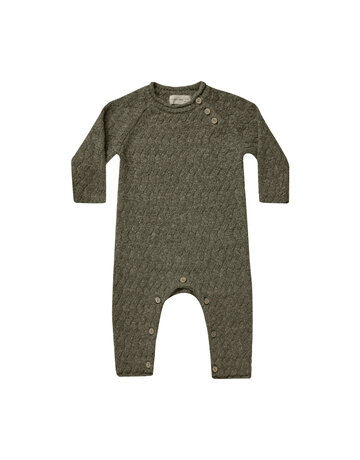 Quincy Mae Knit Jumpsuit - Forest