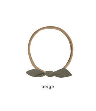 Quincy Mae Little Knot Headband - Forest & Beige