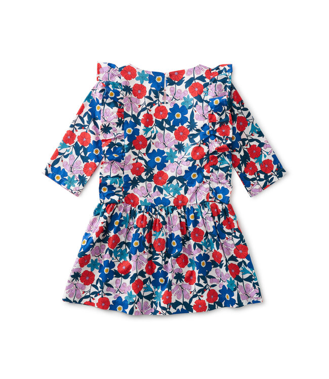 Tea Collection Ruffle Hem Dress - Petals